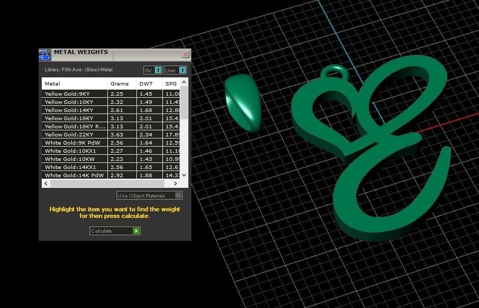 Model 632 E Love Heart Initial Letter   3D print model_11