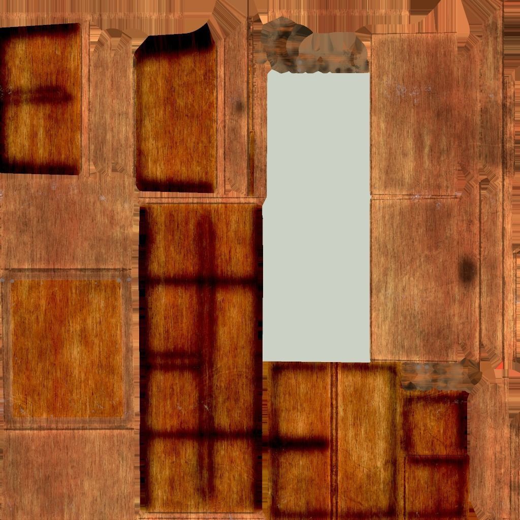 Vintage Closets Architecture Set Low-poly 3D model_21