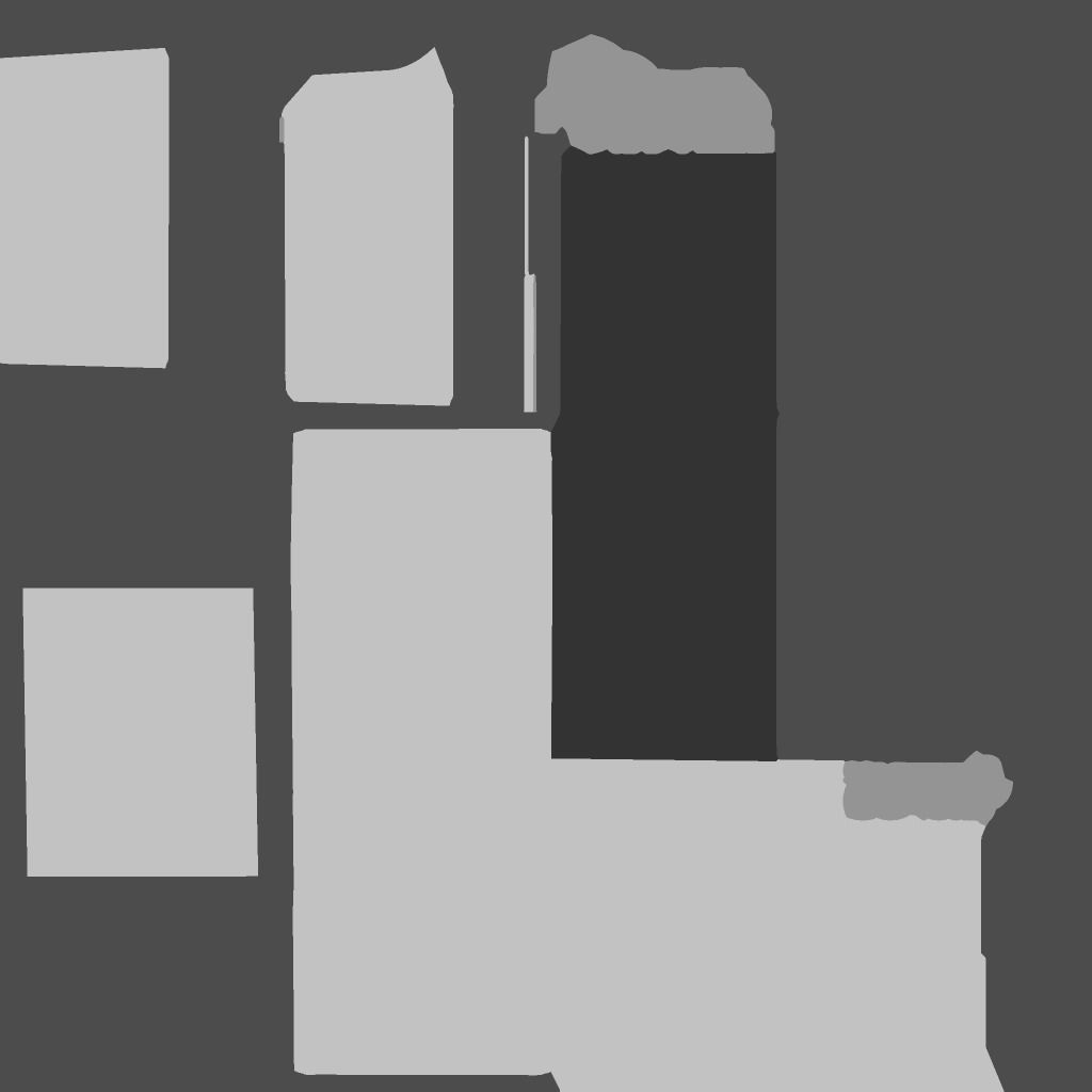 Vintage Closets Architecture Set Low-poly 3D model_33