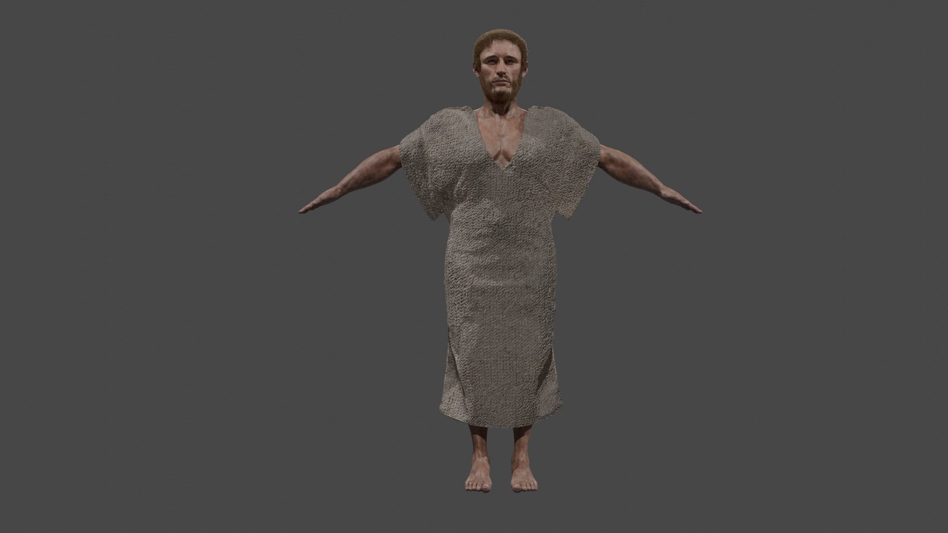 Character Ancient Greek 3D model_4