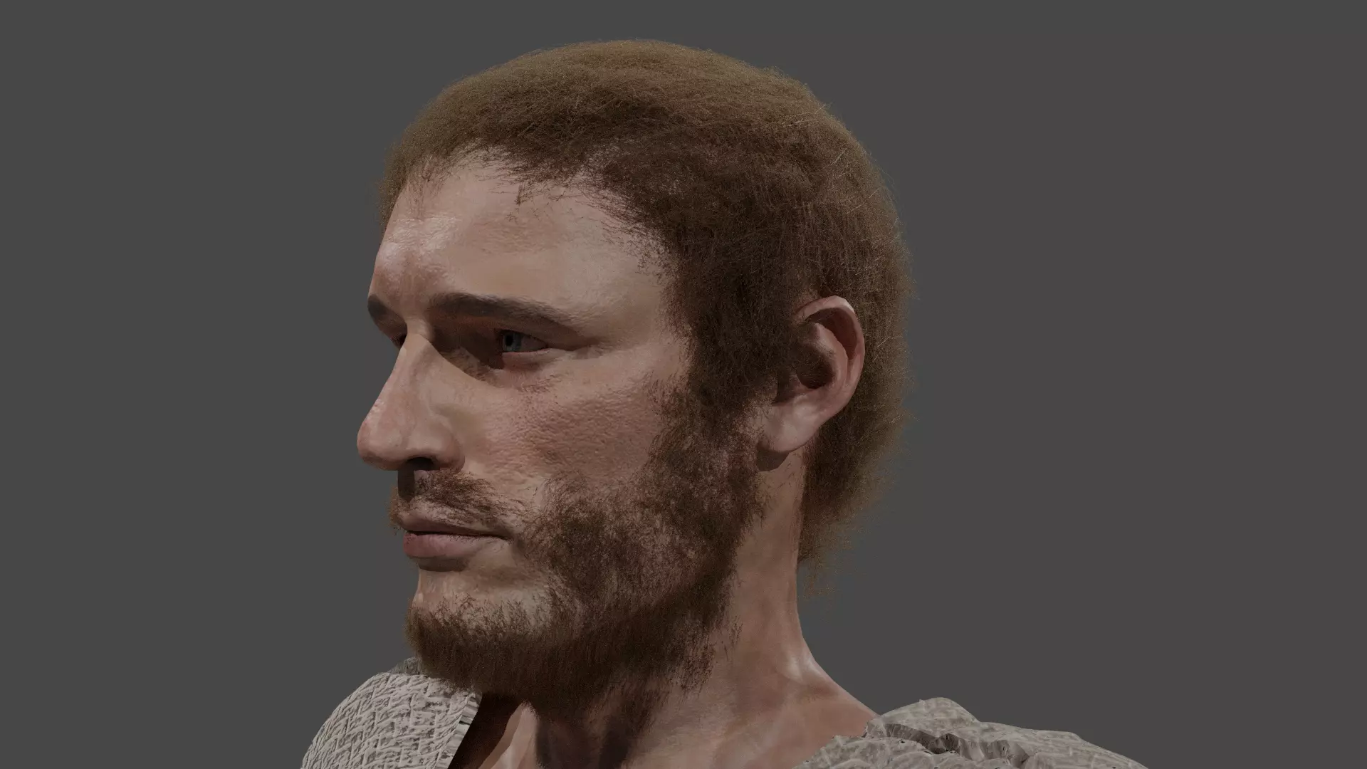 Character Ancient Greek 3D model_0