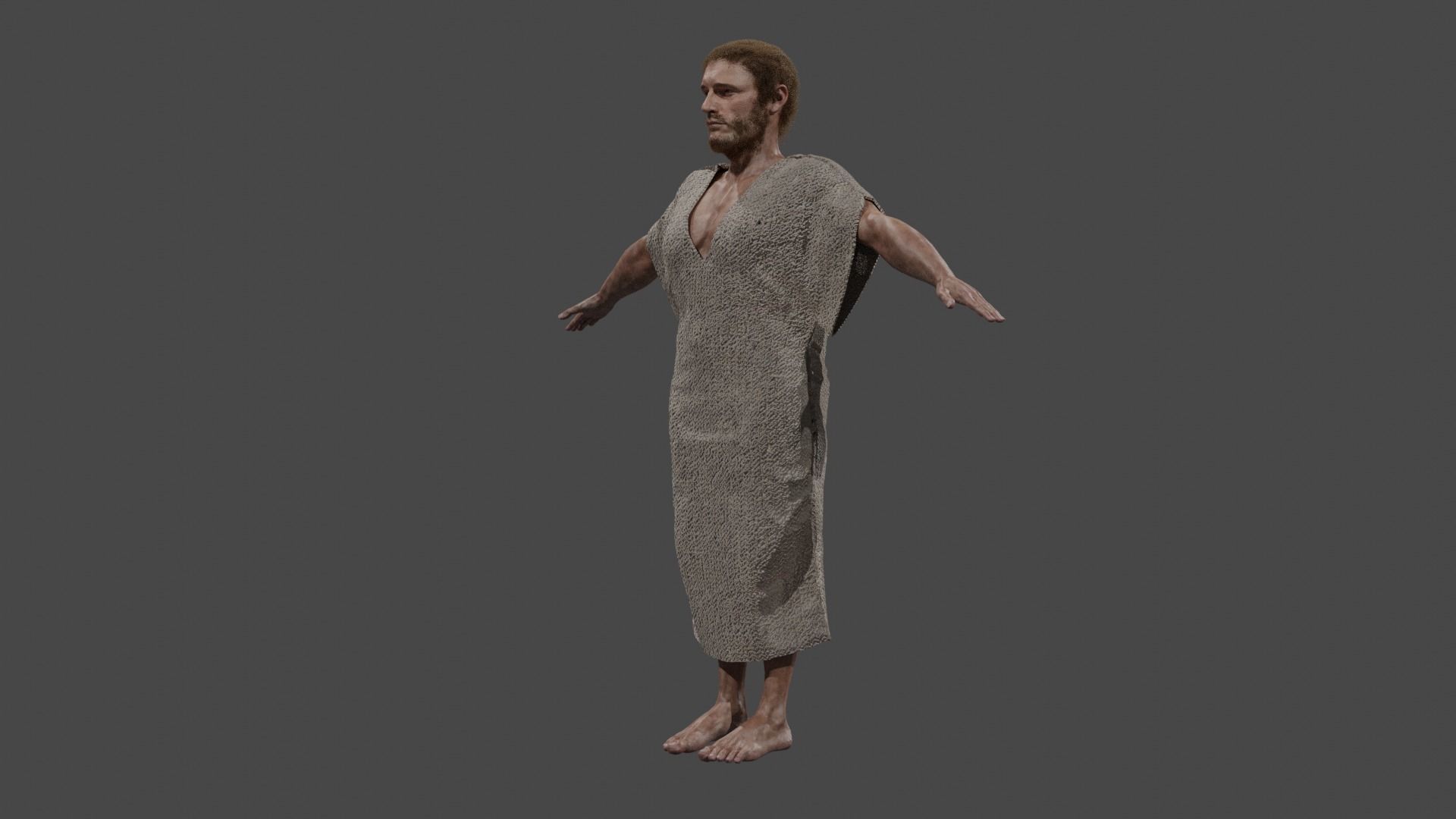 Character Ancient Greek 3D model_3