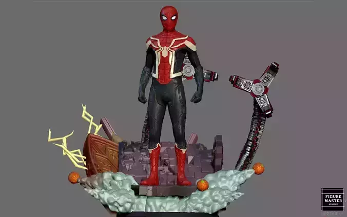SPIDERMAN NO WAY HOME INTEGRATED SUIT MCU MARVEL TOM HOLLAND 3D print model