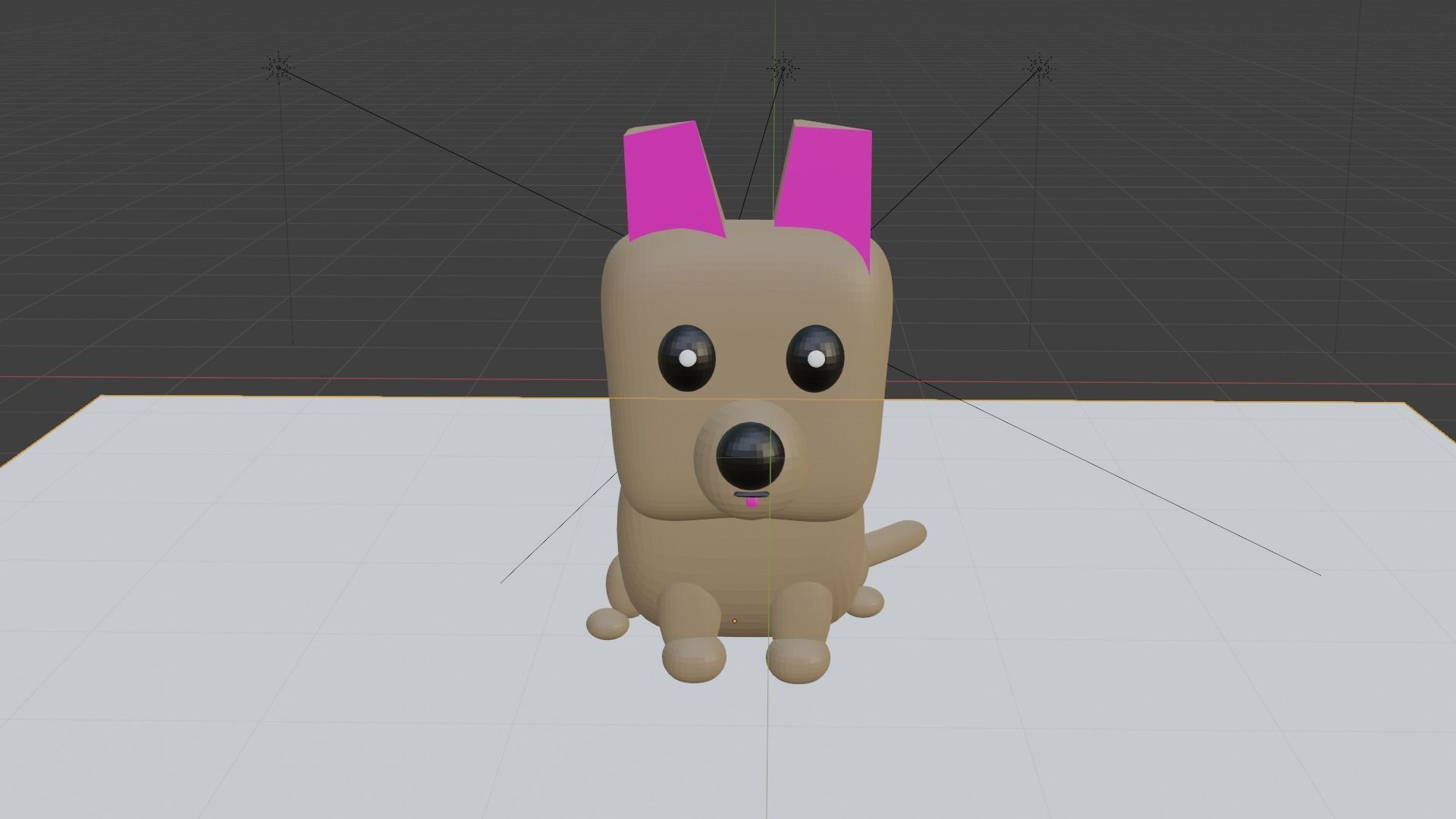 my dog as a toy 3D model_1