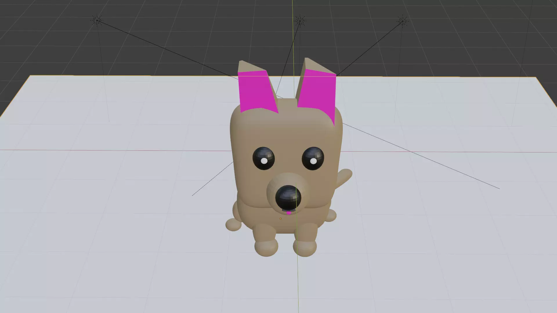 my dog as a toy 3D model_0