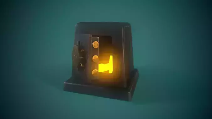 Styalized safe PBR low-poly game ready Low-poly 3D model