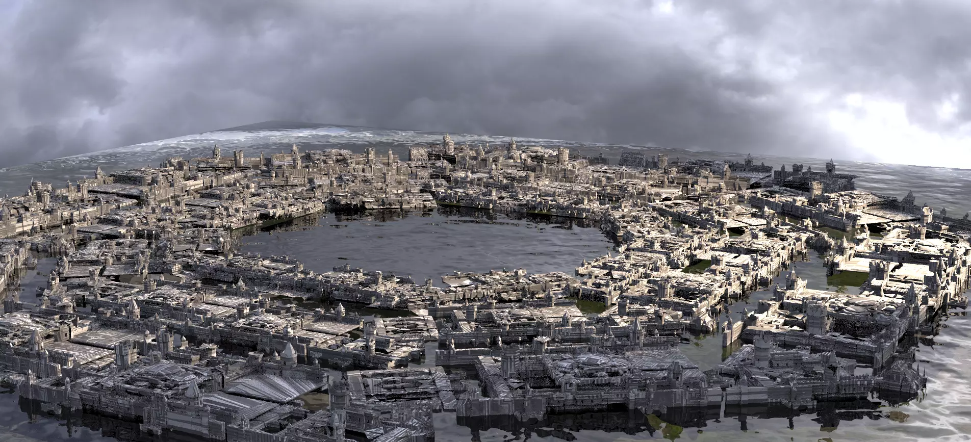 Star wars inspired City Streets 3D model_0