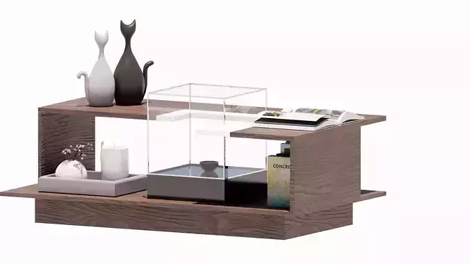 modern table 3d model 