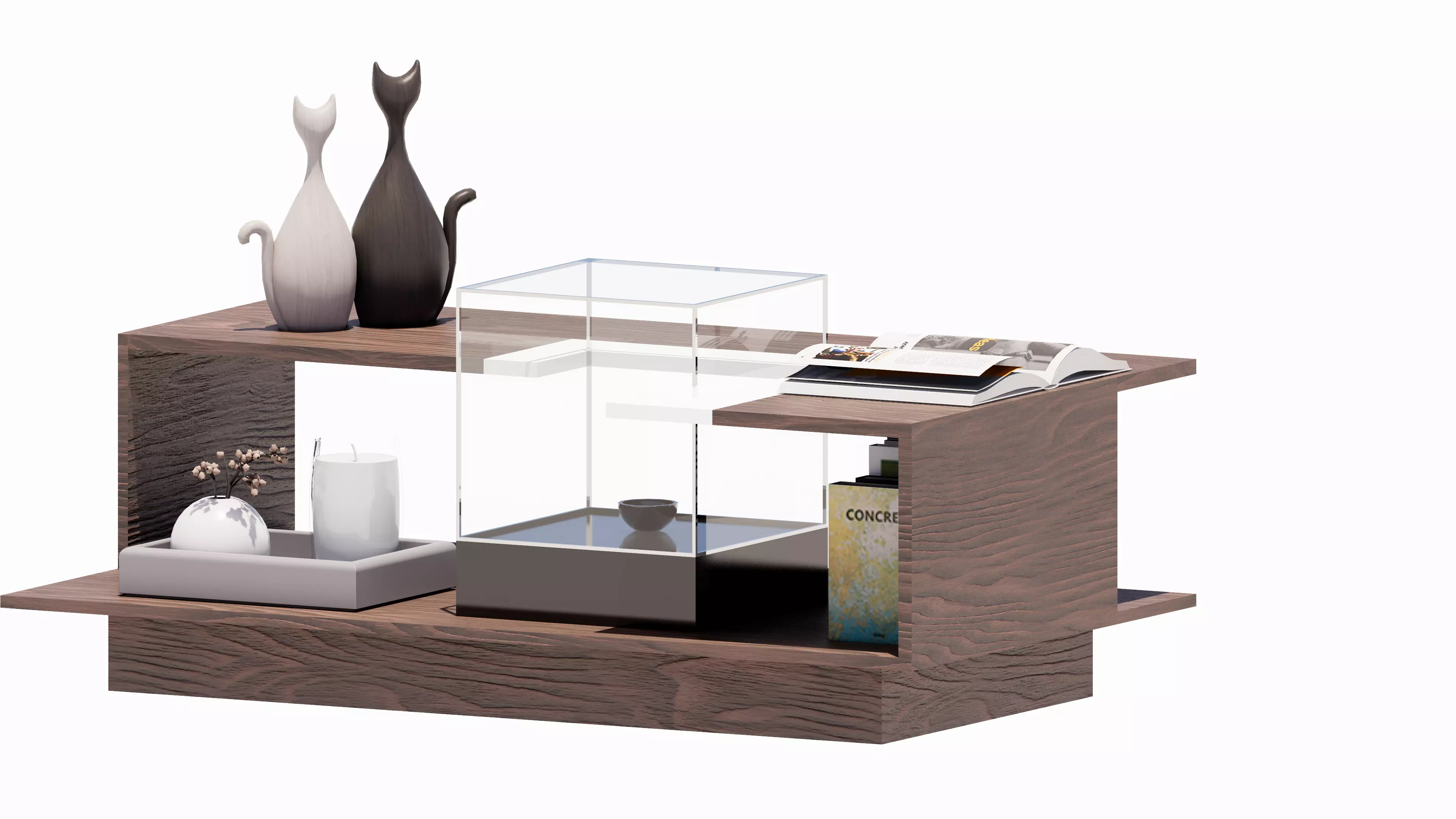 modern table 3d model  3D model_0