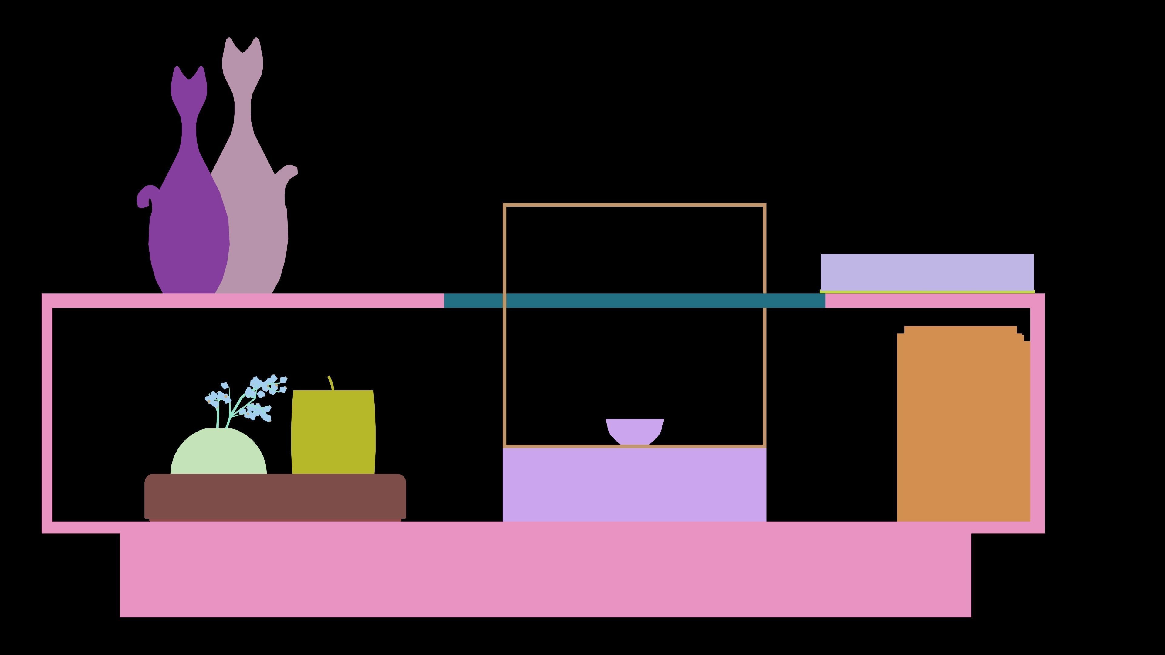 modern table 3d model  3D model_15