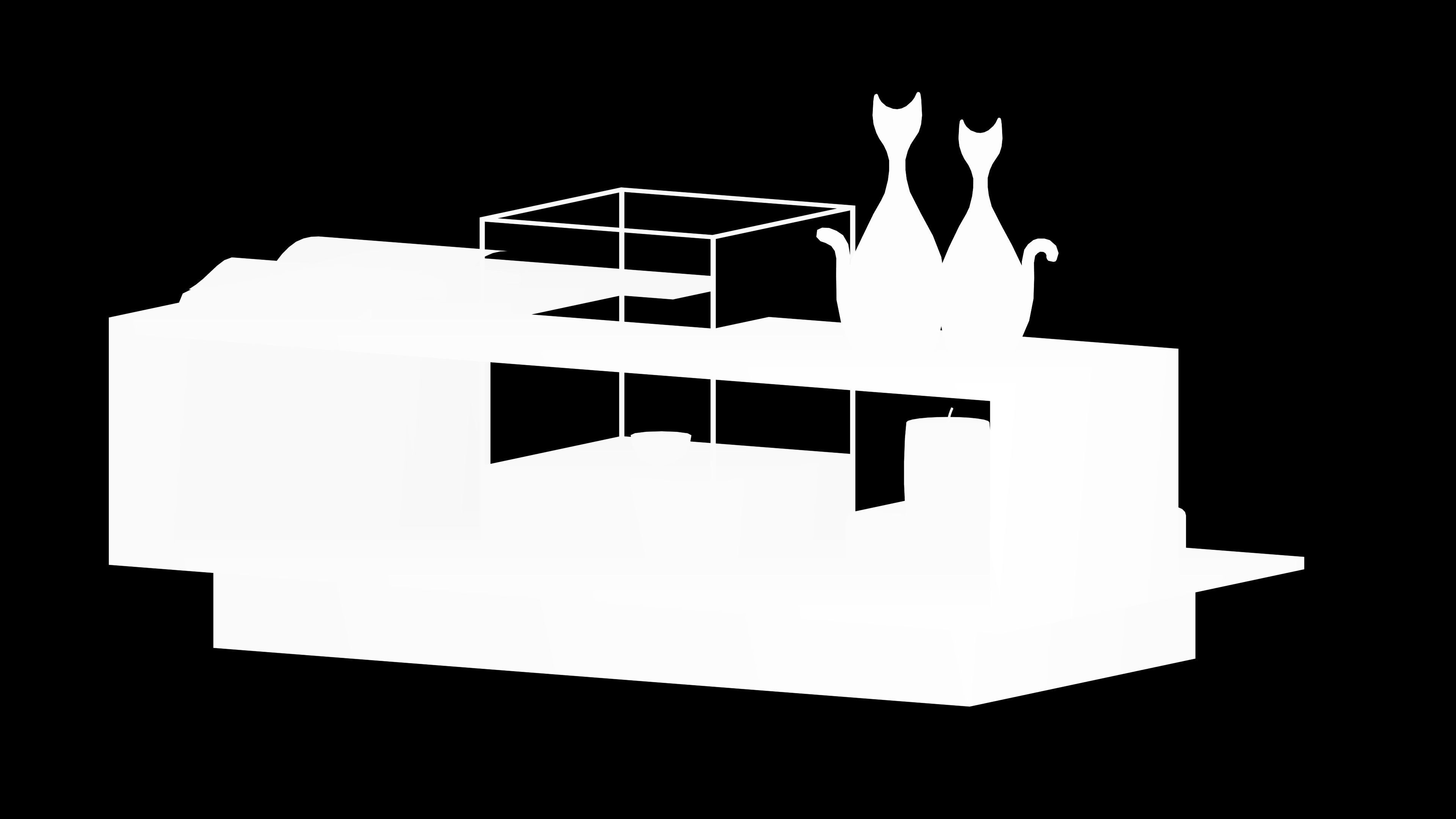 modern table 3d model  3D model_5