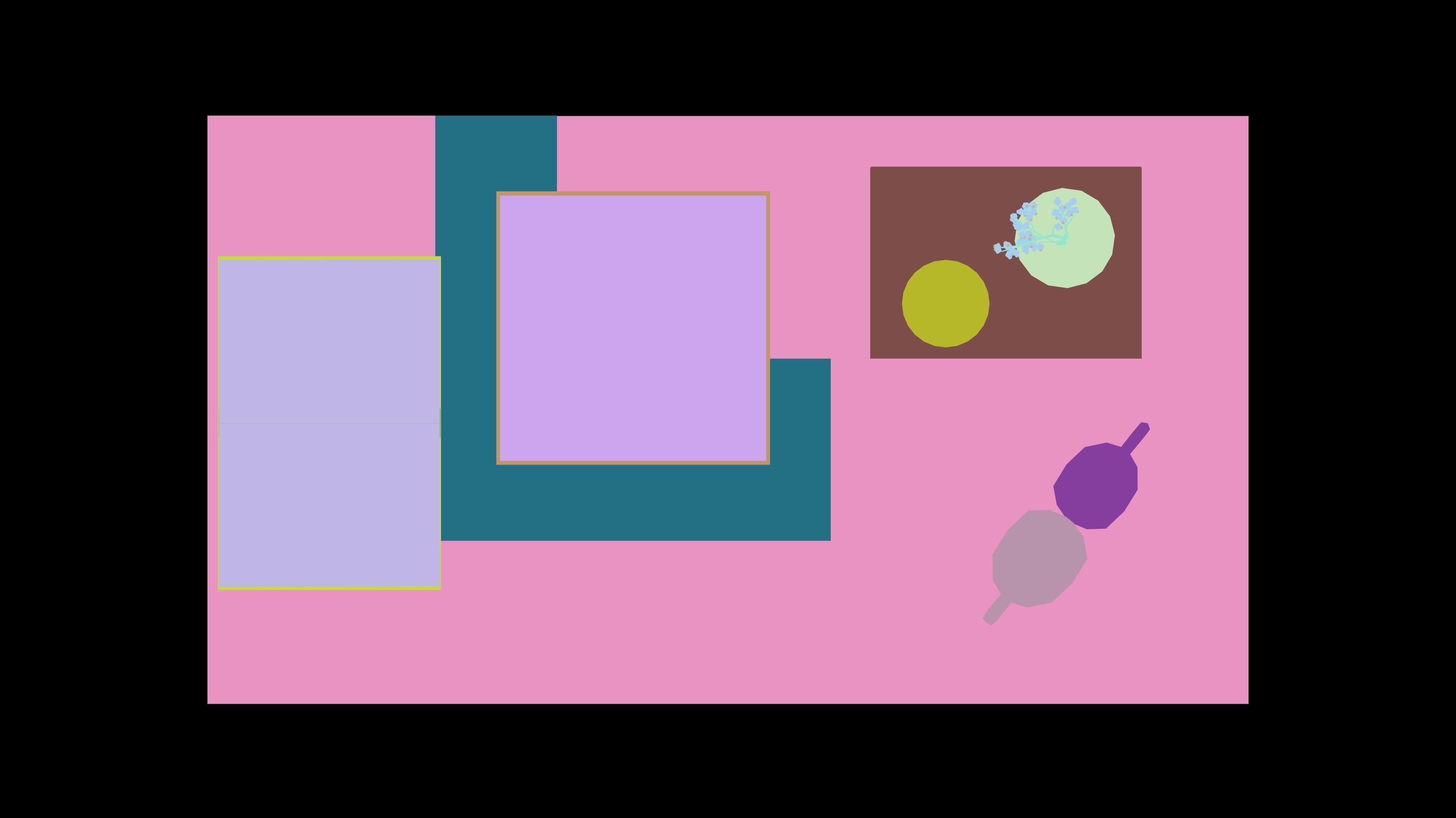 modern table 3d model  3D model_9