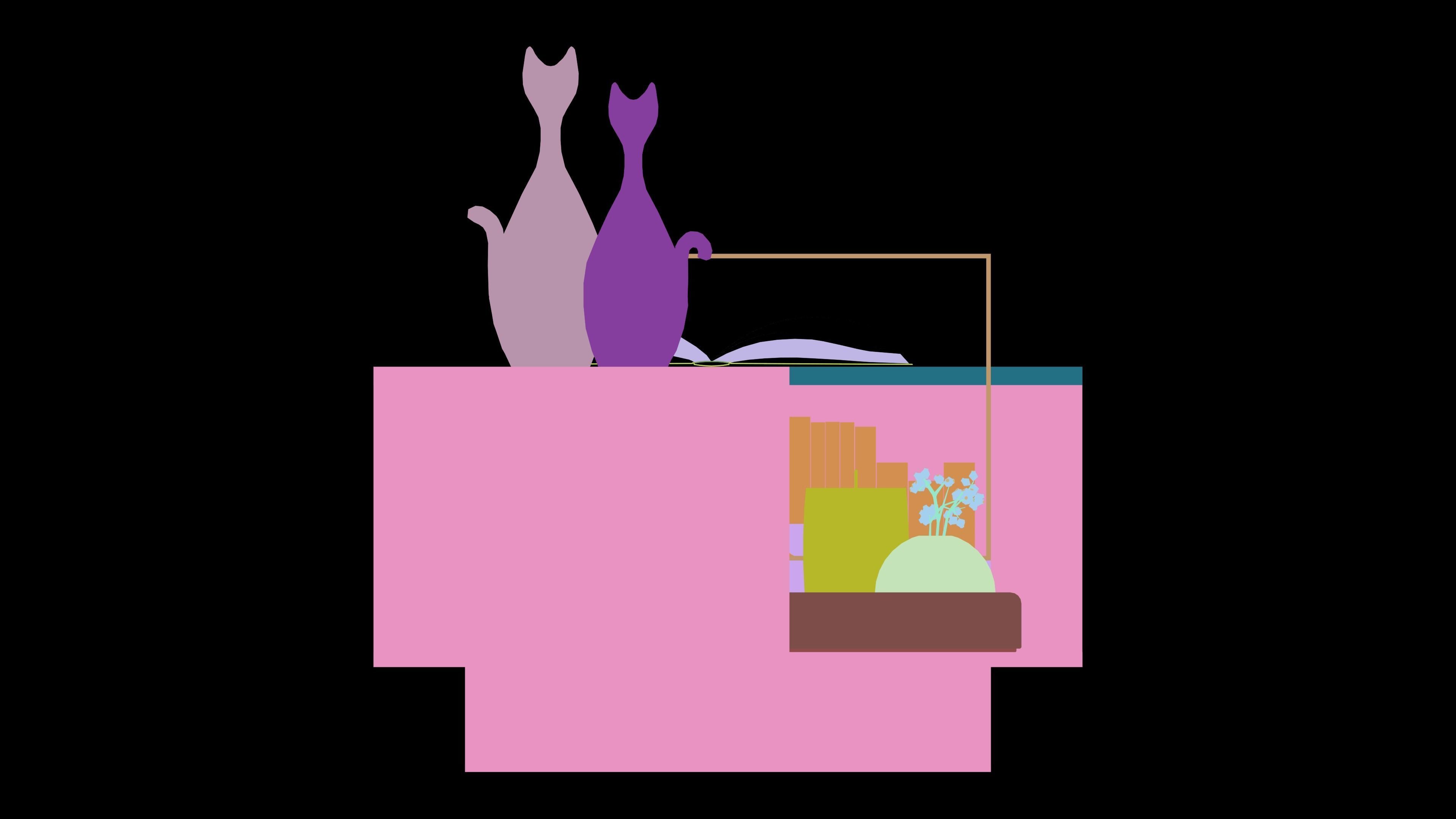 modern table 3d model  3D model_18