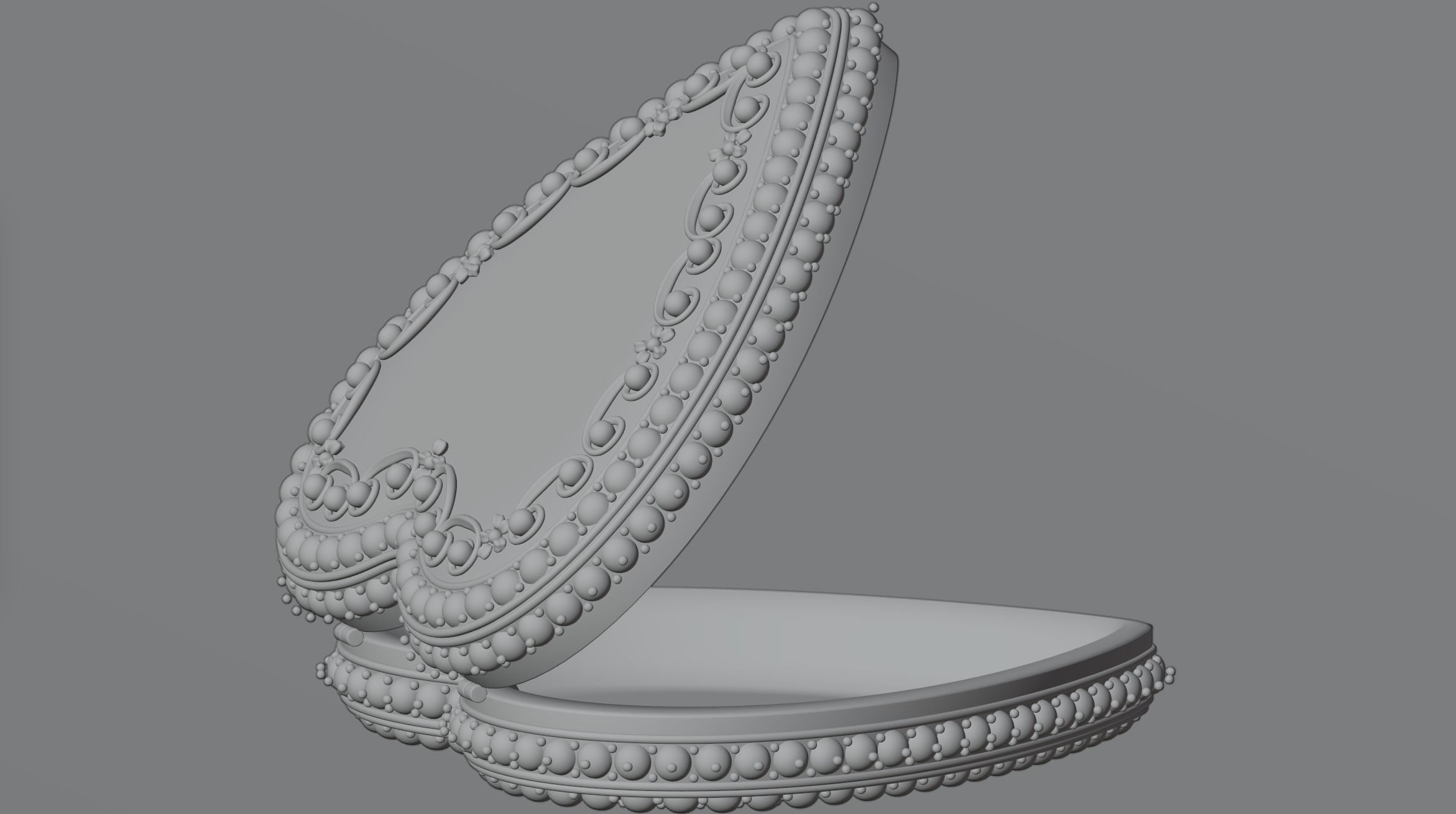 Heart shaped ring case 3D model_4