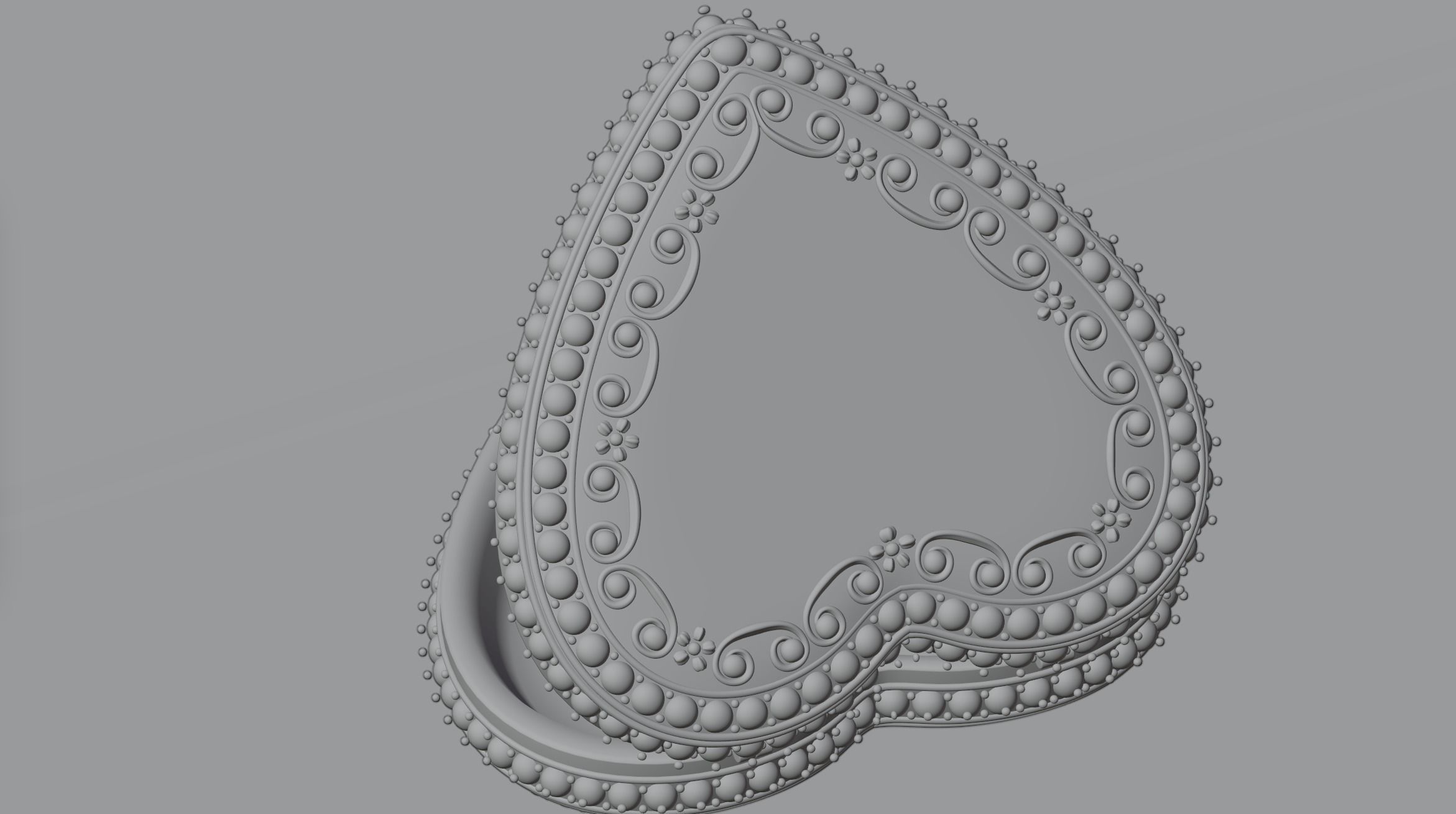 Heart shaped ring case 3D model_3