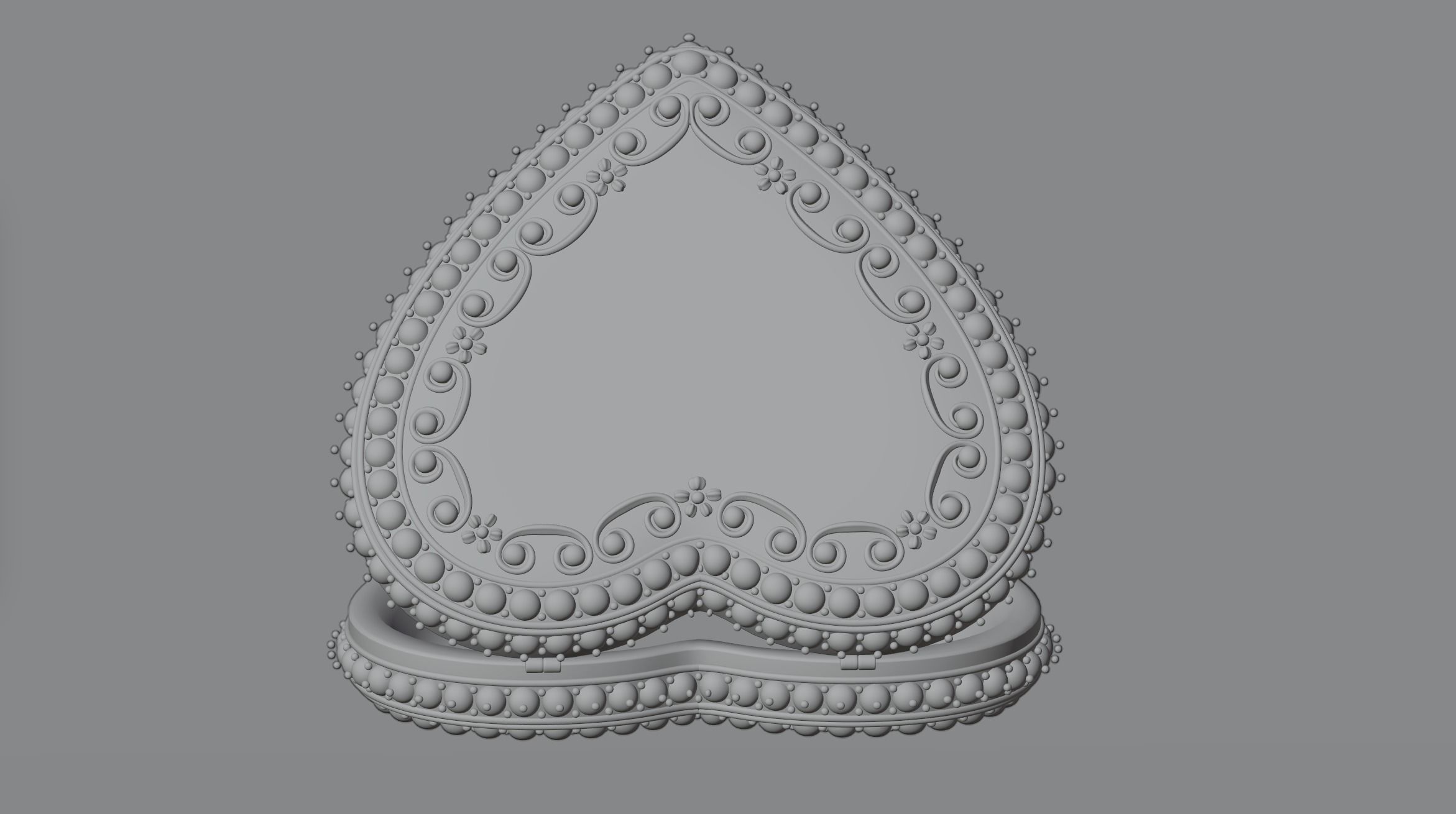 Heart shaped ring case 3D model_5