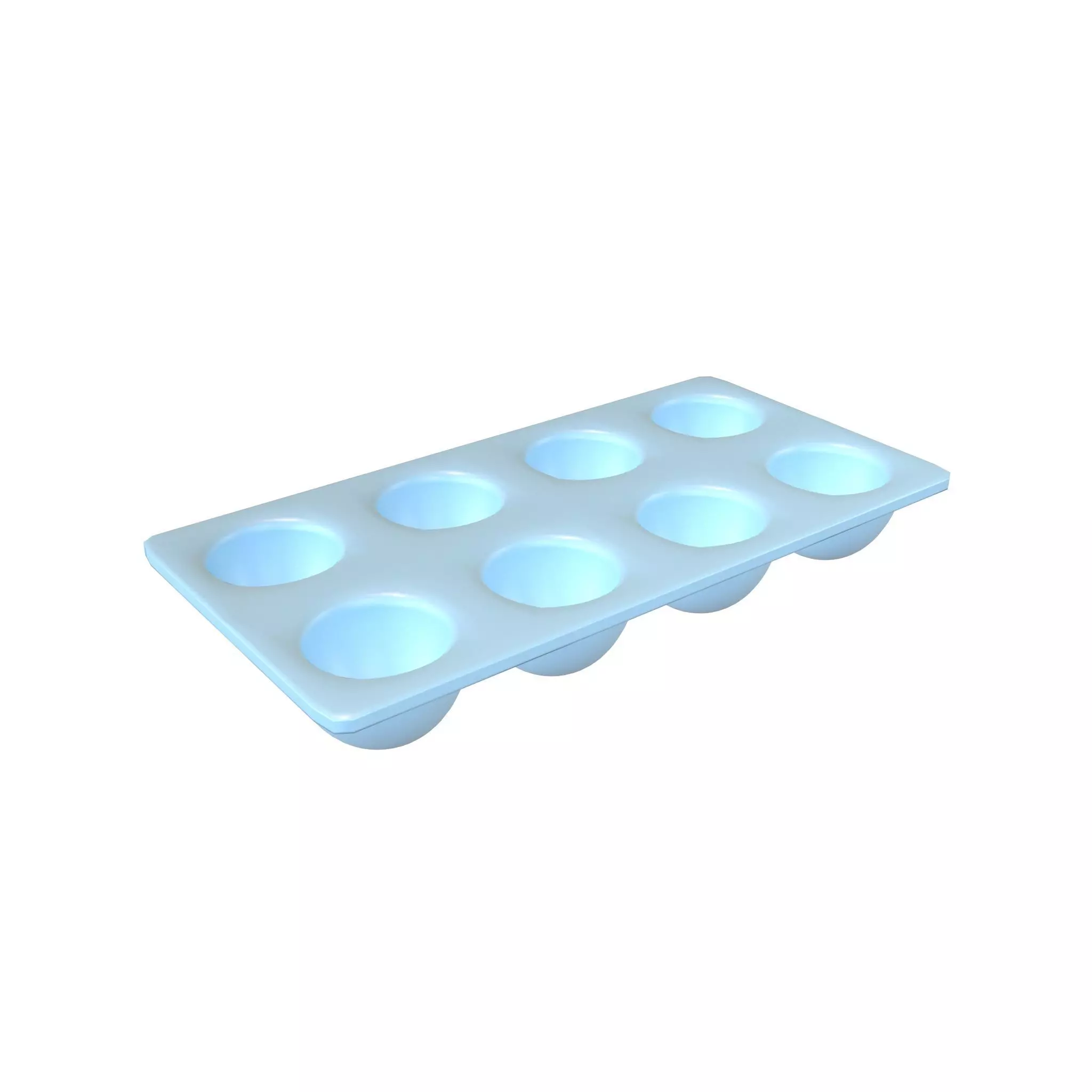 Egg Tray Storage v1 003 Low-poly 3D model_0