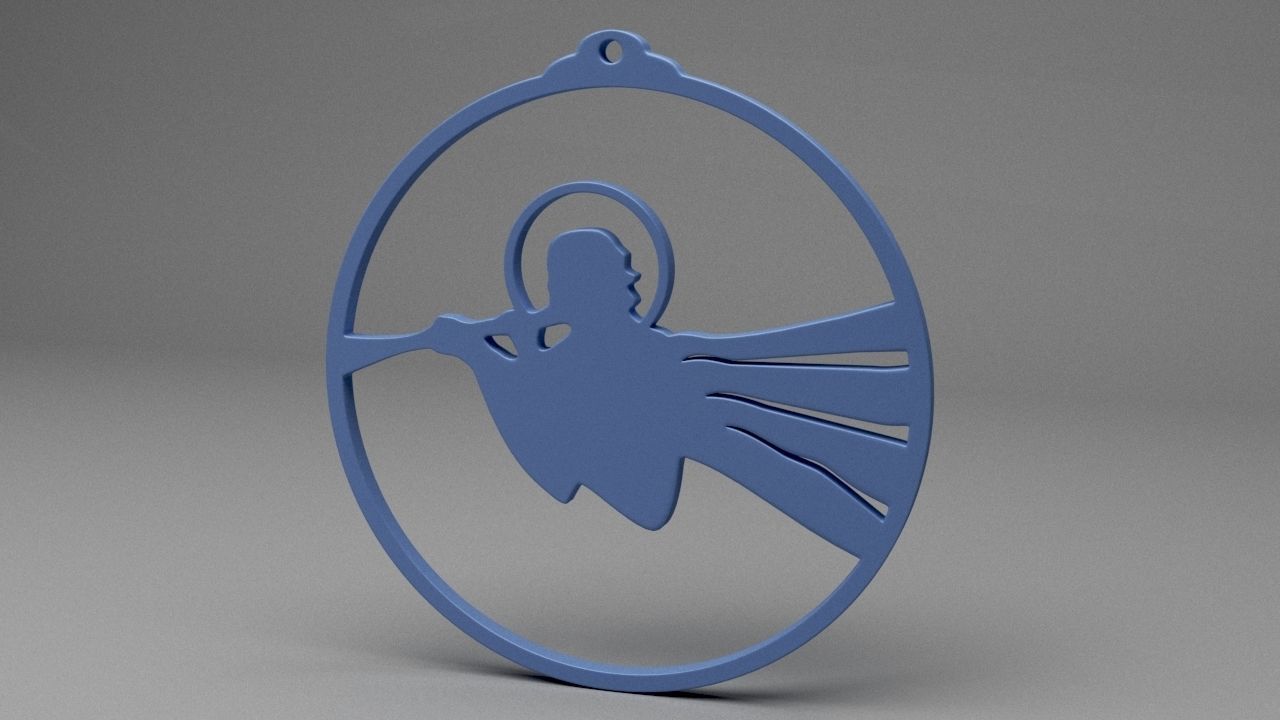 Christmas hanging ornament pack 3D print model_2