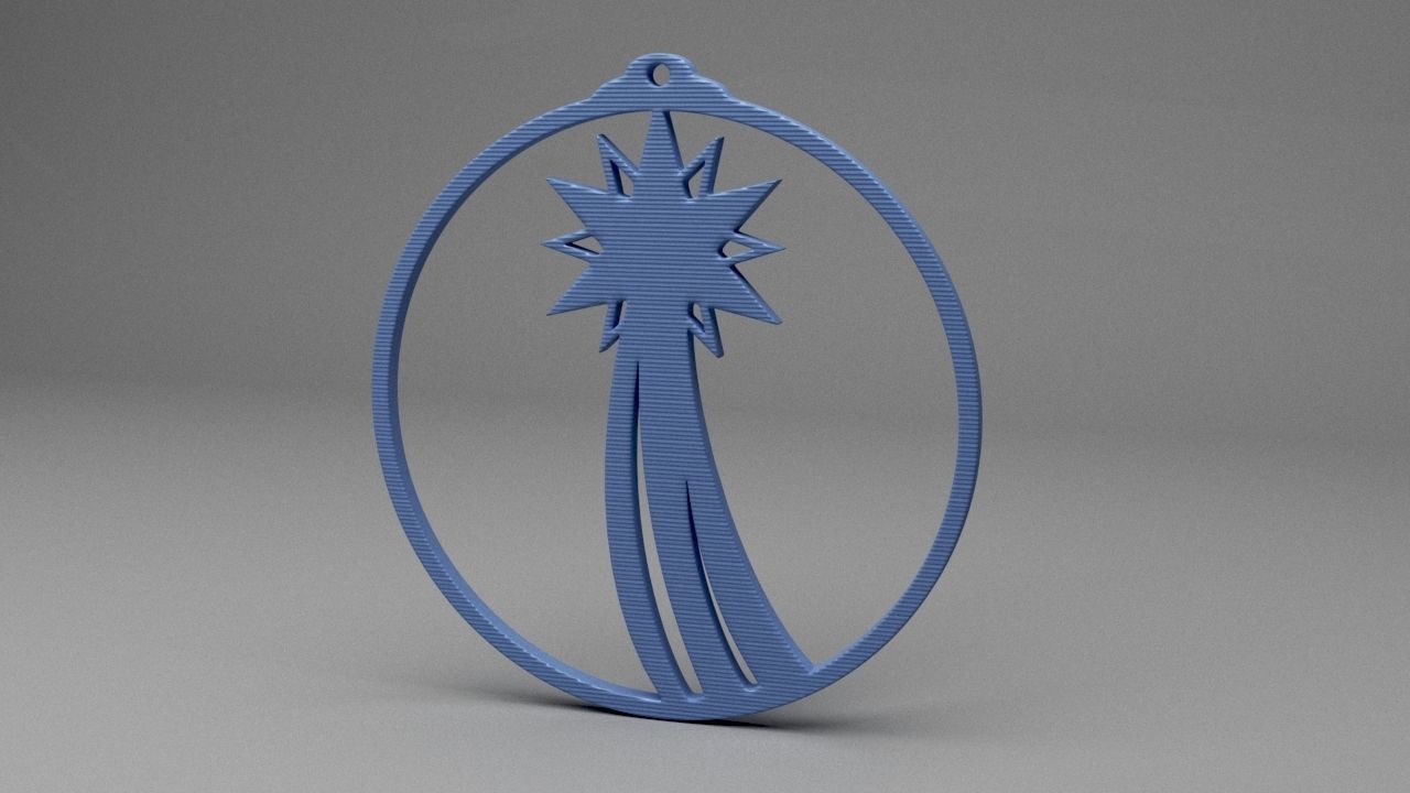 Christmas hanging ornament pack 3D print model_6