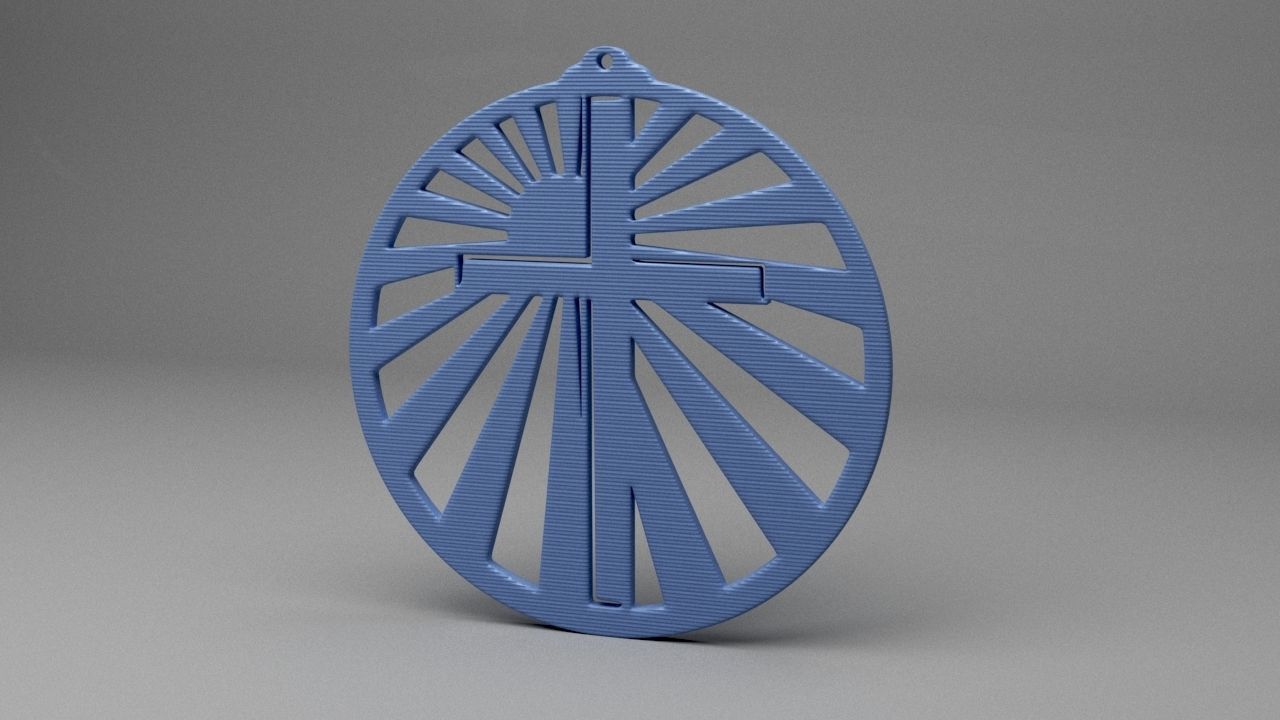 Christmas hanging ornament pack 3D print model_5