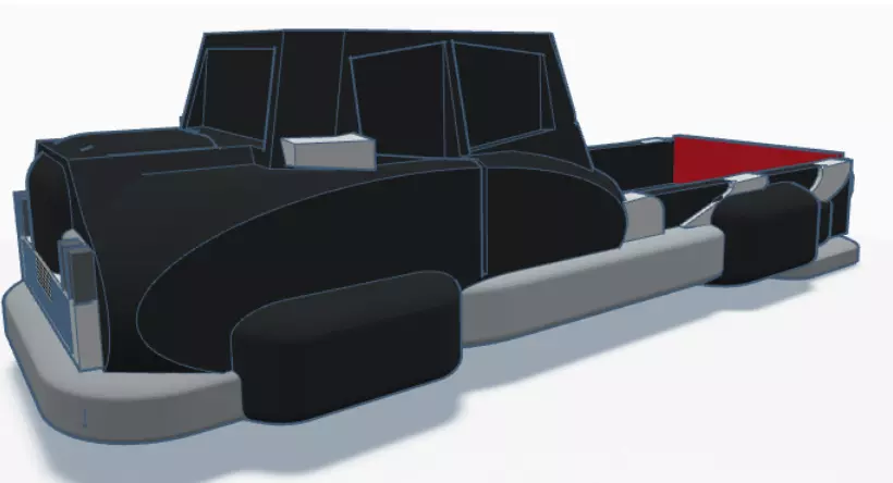 hover truck 3D print model