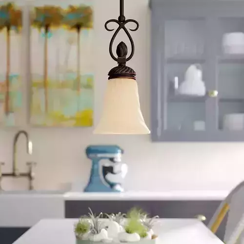 Rosalinda Light Single Bell Pendant Free 3D model