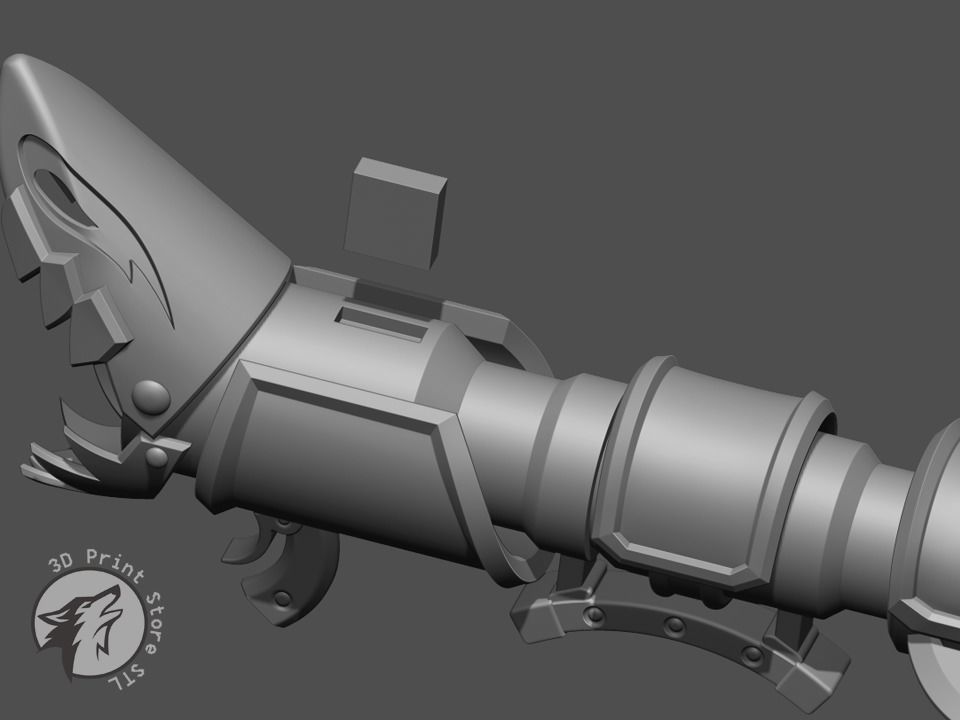 Jinx Weapon Collection LOL - Fan Art 3D print model 3D print model_31