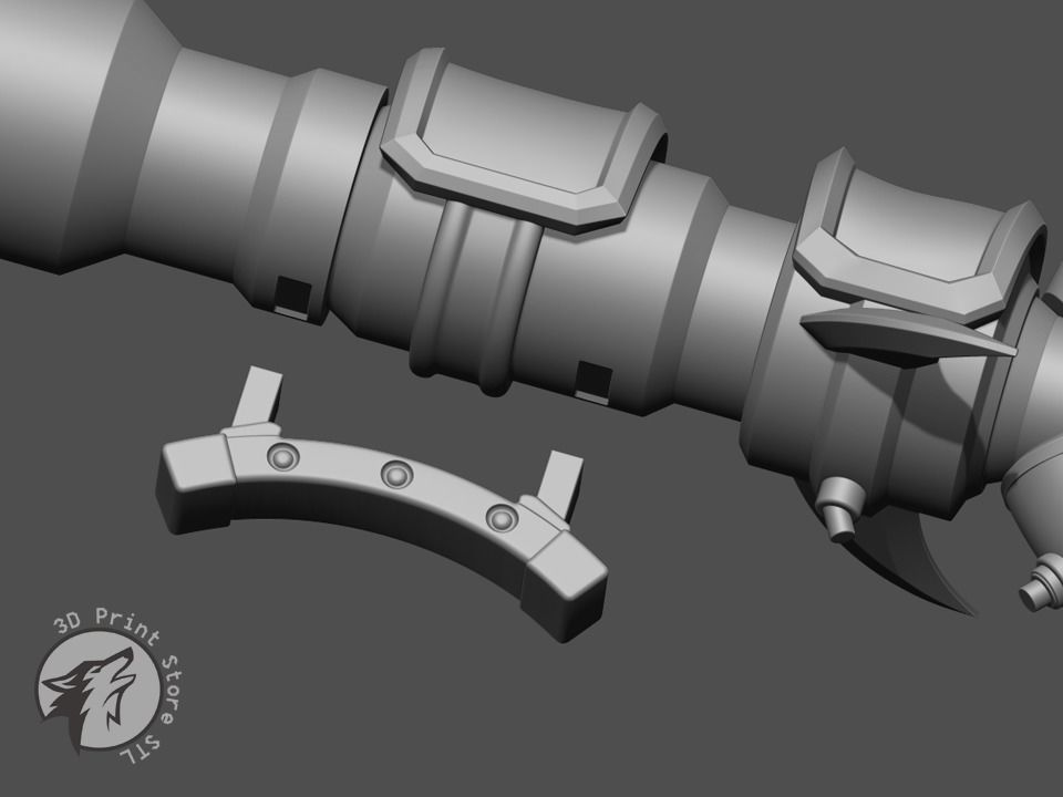 Jinx Weapon Collection LOL - Fan Art 3D print model 3D print model_22