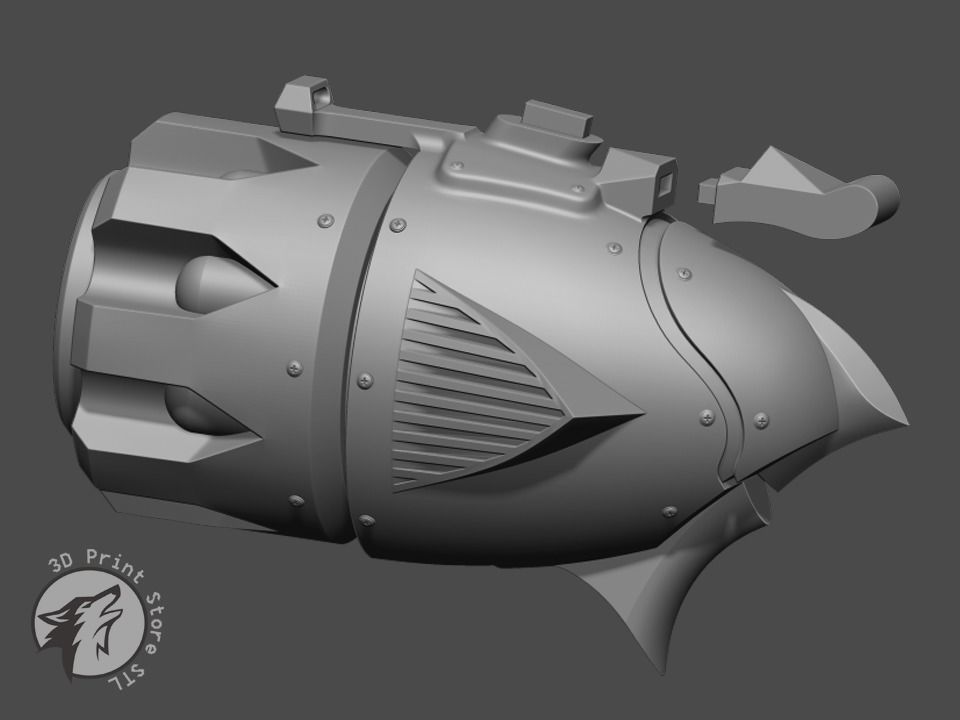 Jinx Weapon Collection LOL - Fan Art 3D print model 3D print model_52