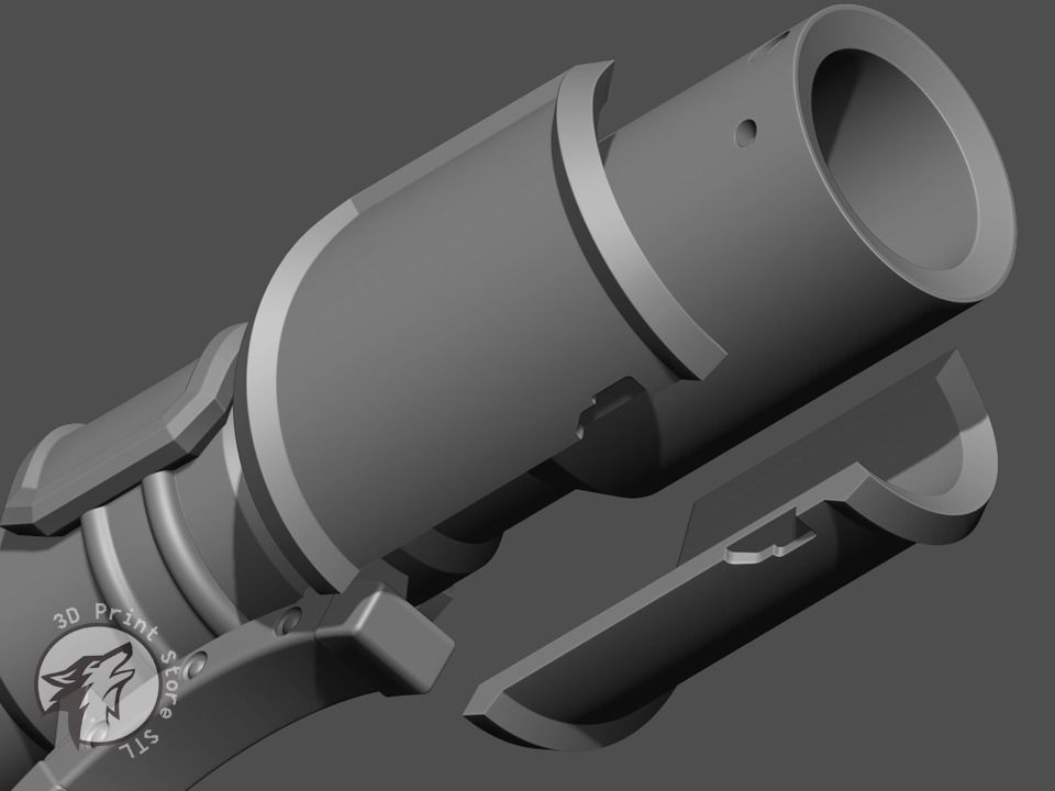 Jinx Weapon Collection LOL - Fan Art 3D print model 3D print model_23