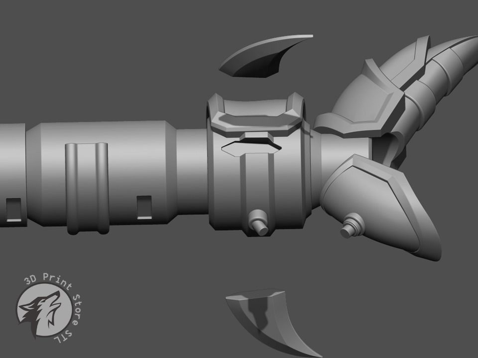 Jinx Weapon Collection LOL - Fan Art 3D print model 3D print model_20