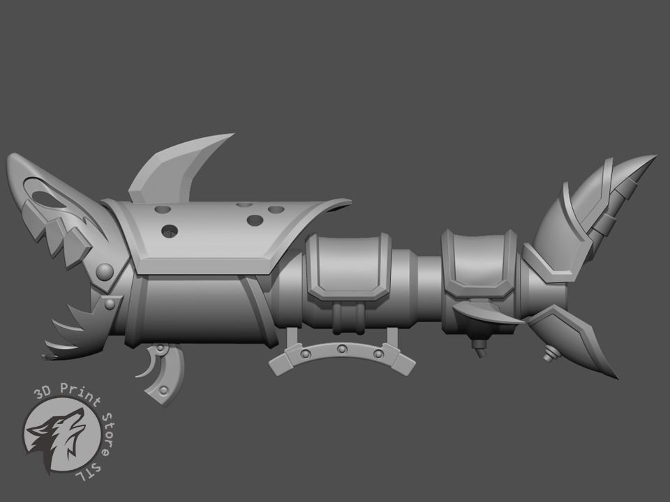 Jinx Weapon Collection LOL - Fan Art 3D print model 3D print model_2