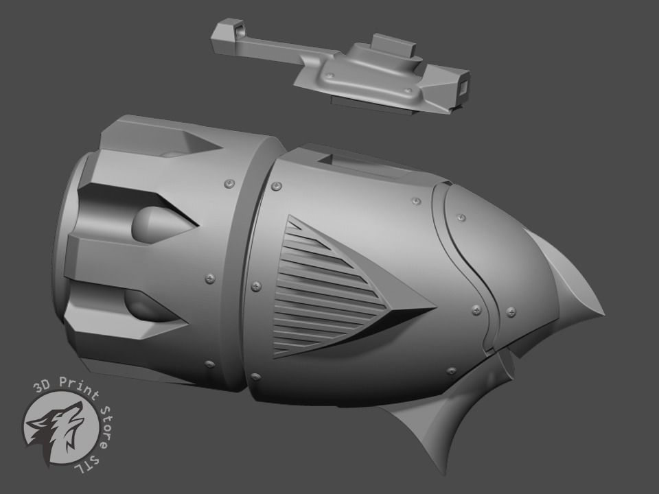 Jinx Weapon Collection LOL - Fan Art 3D print model 3D print model_51