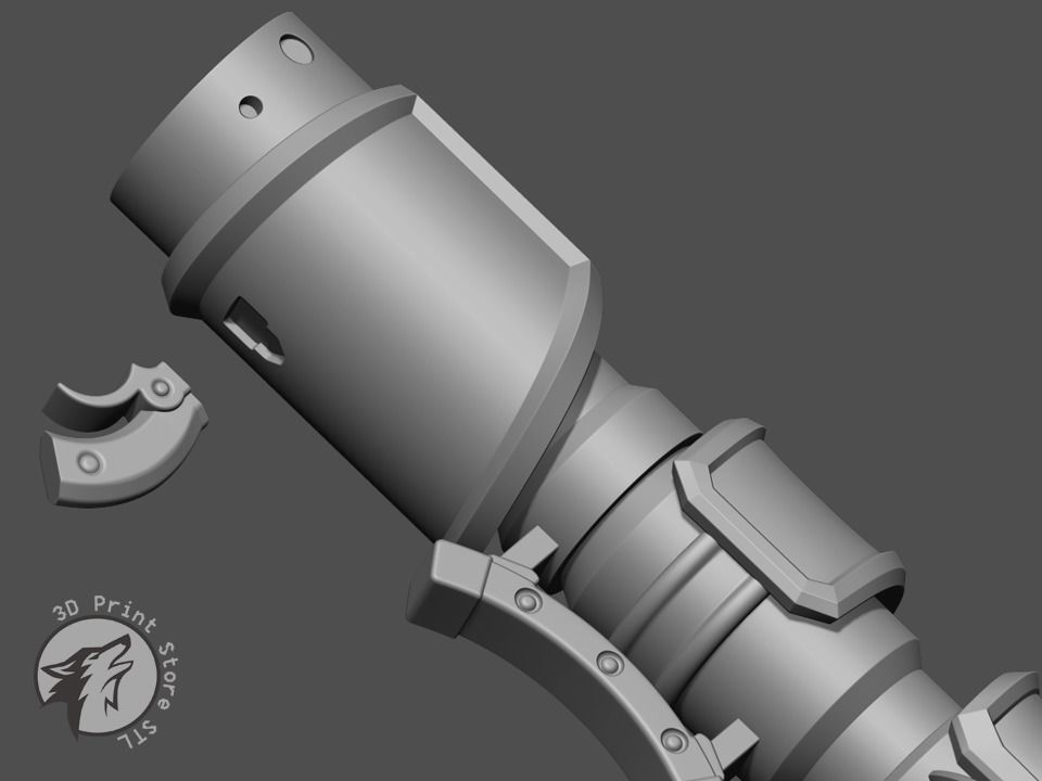 Jinx Weapon Collection LOL - Fan Art 3D print model 3D print model_24