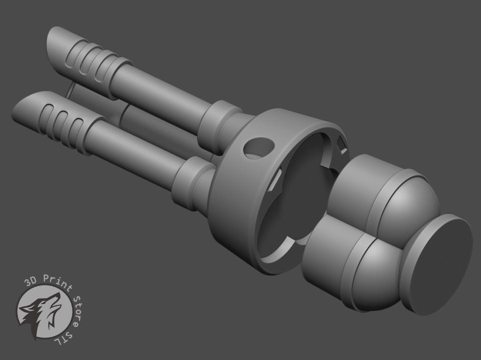 Jinx Weapon Collection LOL - Fan Art 3D print model 3D print model_38