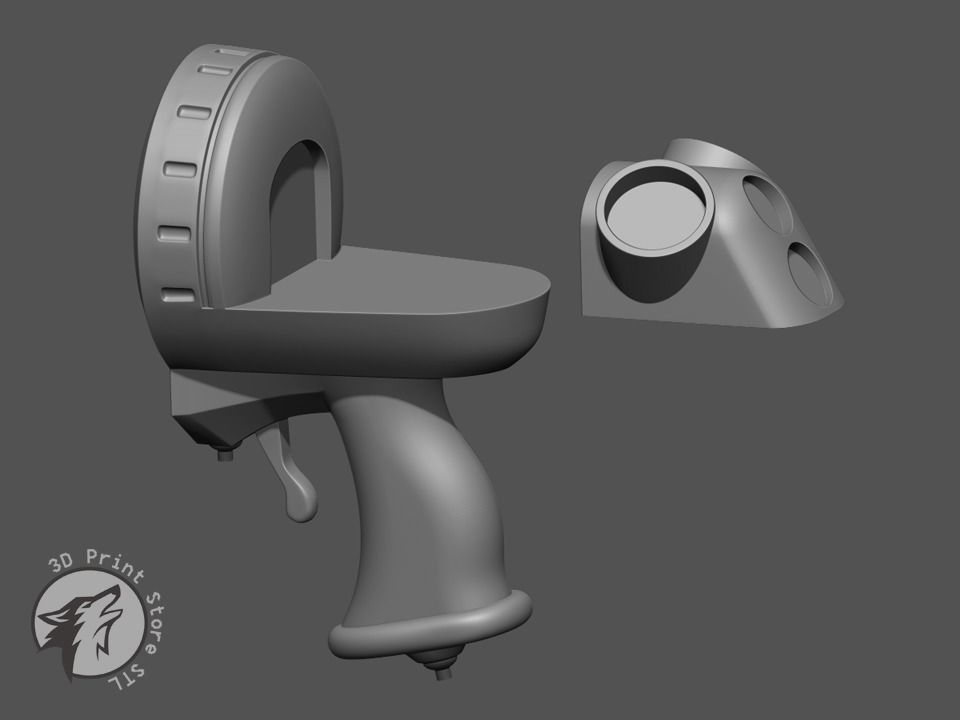 Jinx Weapon Collection LOL - Fan Art 3D print model 3D print model_66