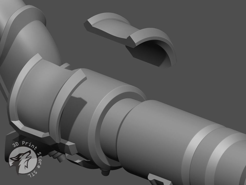 Jinx Weapon Collection LOL - Fan Art 3D print model 3D print model_19