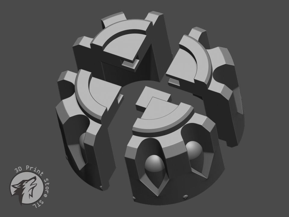 Jinx Weapon Collection LOL - Fan Art 3D print model 3D print model_43