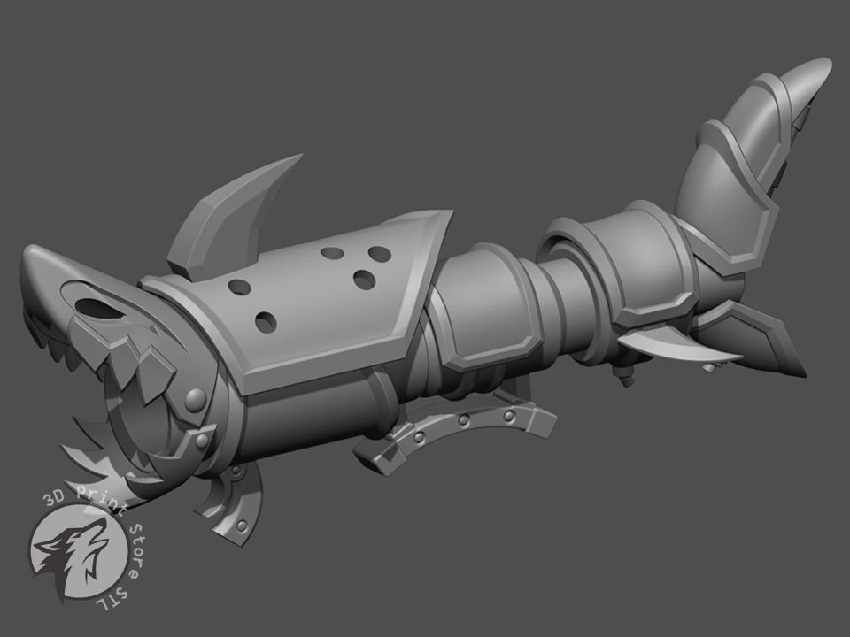 Jinx Weapon Collection LOL - Fan Art 3D print model 3D print model_1