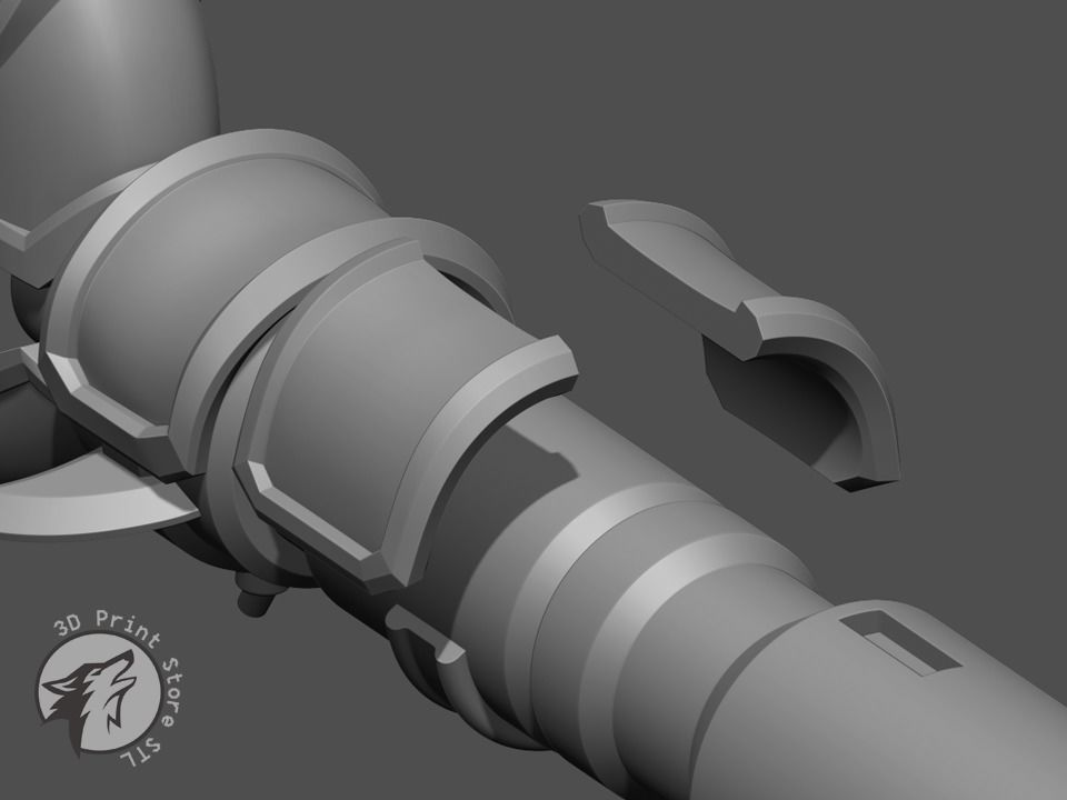 Jinx Weapon Collection LOL - Fan Art 3D print model 3D print model_21