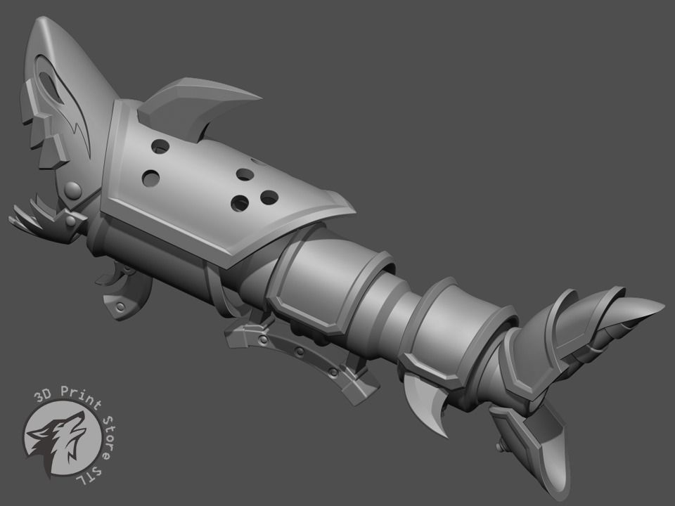 Jinx Weapon Collection LOL - Fan Art 3D print model 3D print model_3