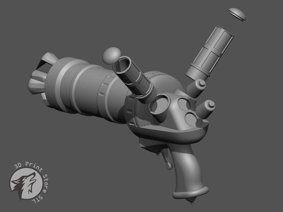 Jinx Weapon Collection LOL - Fan Art 3D print model 3D print model_68