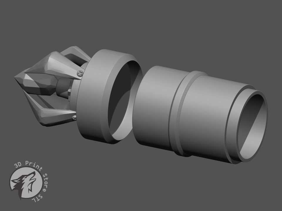 Jinx Weapon Collection LOL - Fan Art 3D print model 3D print model_61