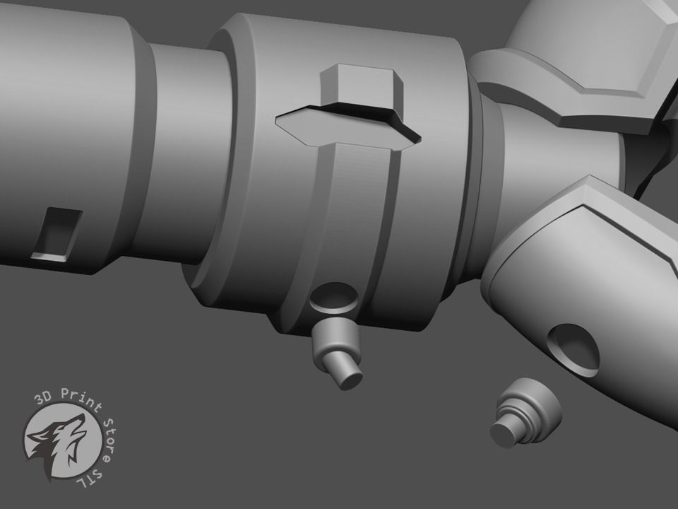 Jinx Weapon Collection LOL - Fan Art 3D print model 3D print model_18