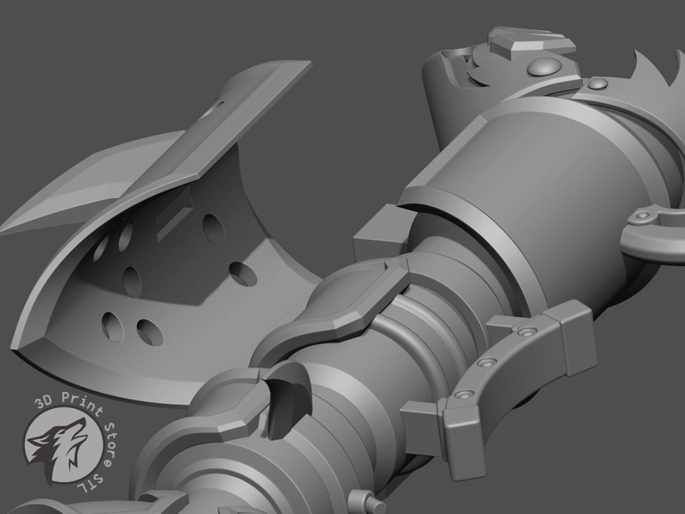 Jinx Weapon Collection LOL - Fan Art 3D print model 3D print model_32