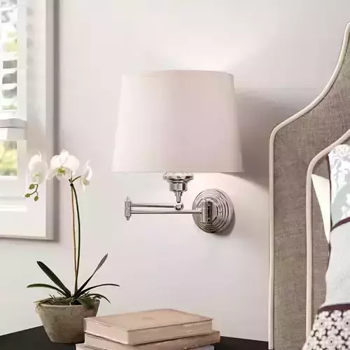 Vanderpool Light Polished Chrome Swing Arm