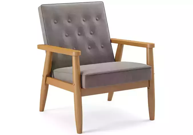 Baxton Studio Sorrento Lounge Chair