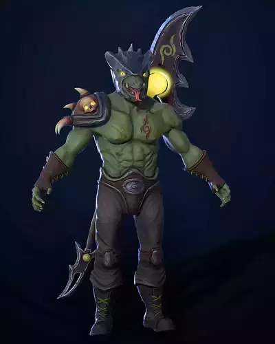 Lizard Low-poly 3D model