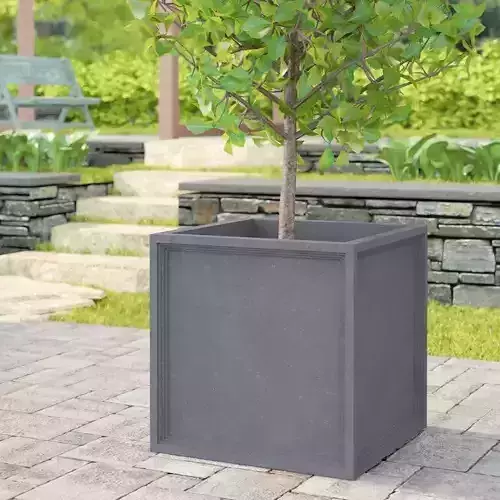 Sandhurst Clay Planter Box 3D model