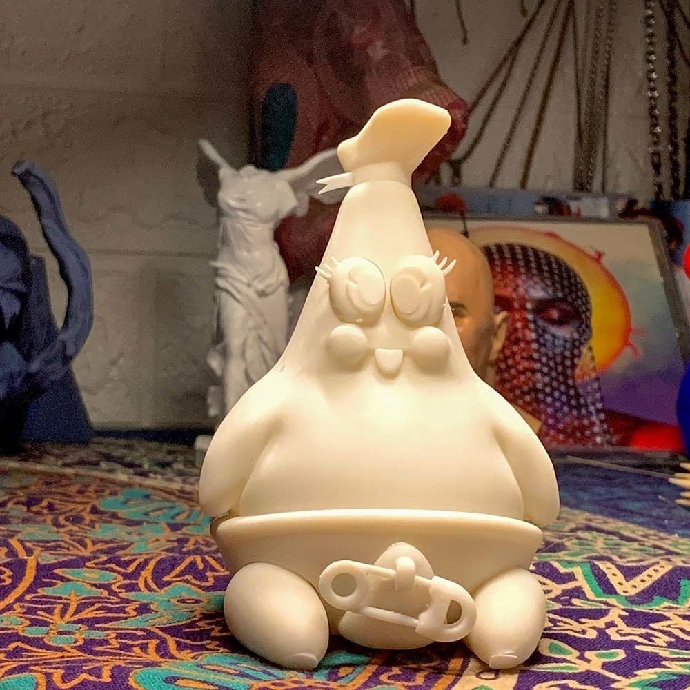 Patrick Star baby for 3d print Free 3D print model_5